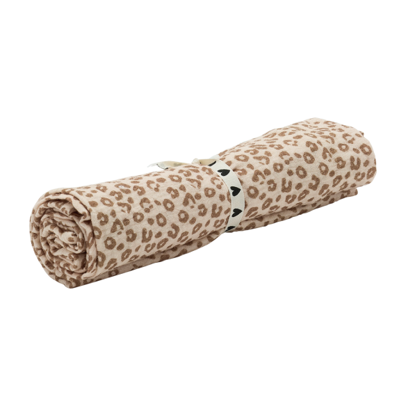 foulard personnalisable léopard