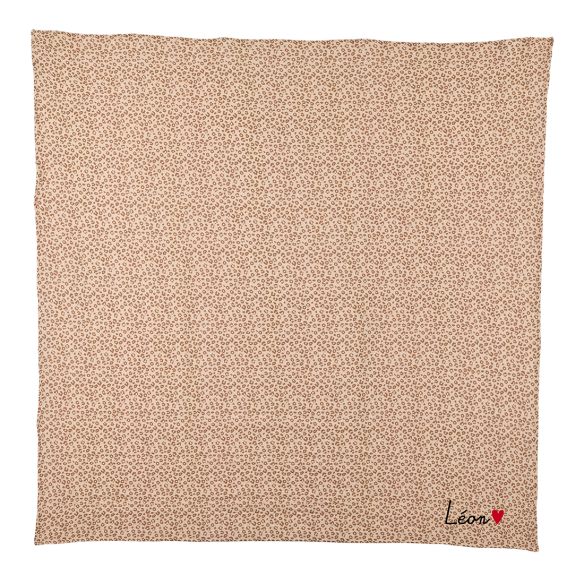 foulard personnalisable léopard