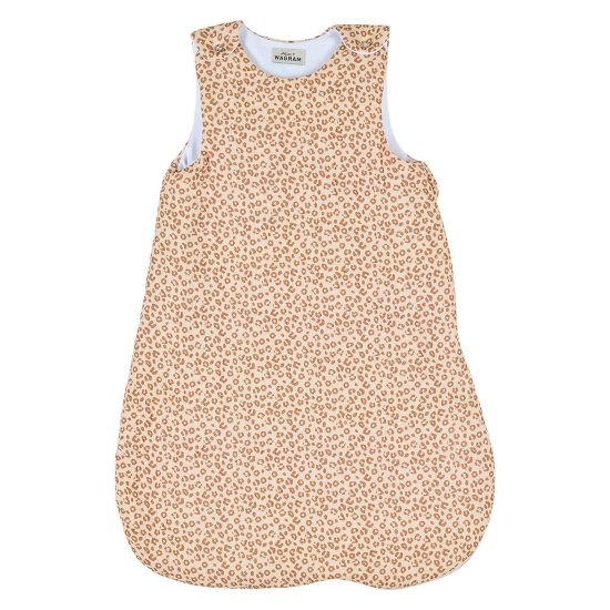 gigoteuse hiver gaze de coton léopard personnalisable