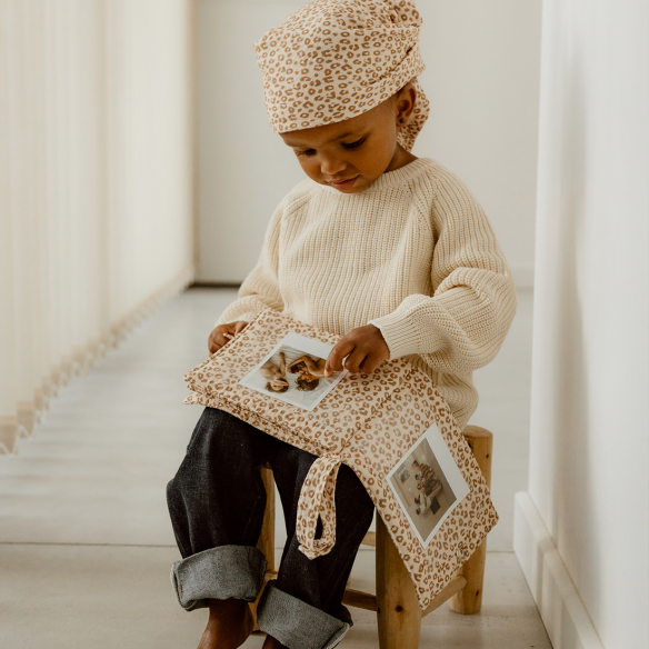 mini album photo gaze léopard