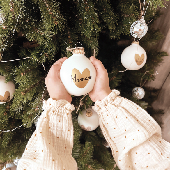 Boule de Noël personnalisable