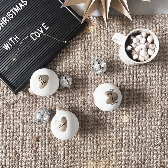 Boule de Noël personnalisable