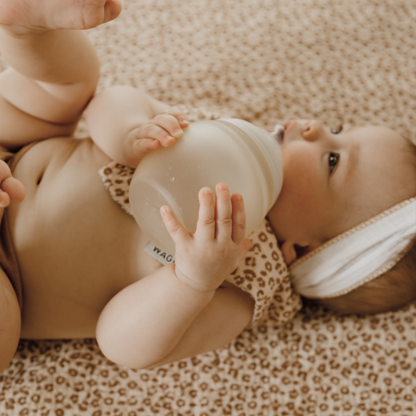 lange personnalisable gaze de coton léopard