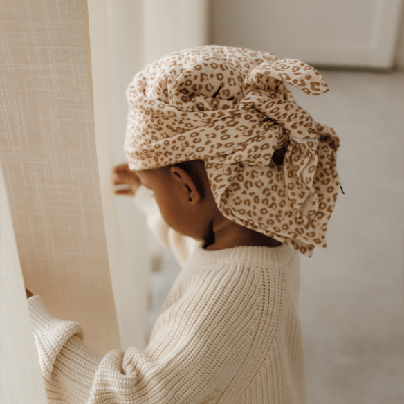 foulard personnalisable léopard