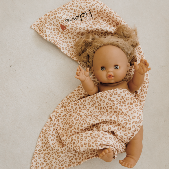 foulard personnalisable léopard