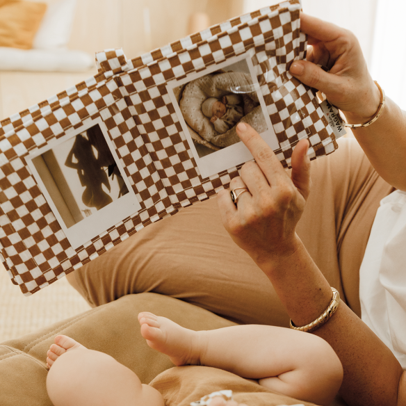 le mini album photo damier