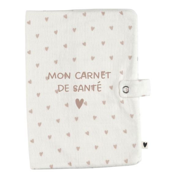 protège carnet de santé en gaze de coton