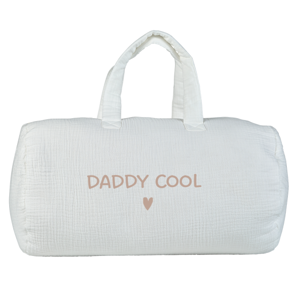 Grand sac polochon gaze écru