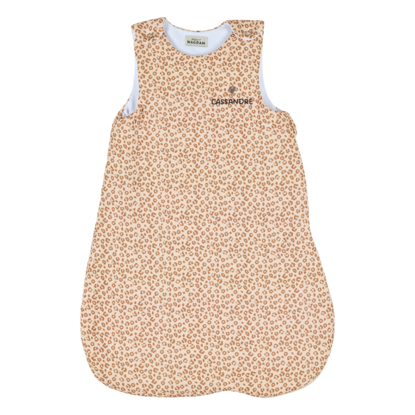 gigoteuse hiver gaze de coton léopard personnalisable gigoteuse hiver gaze de coton léopard personnalisable