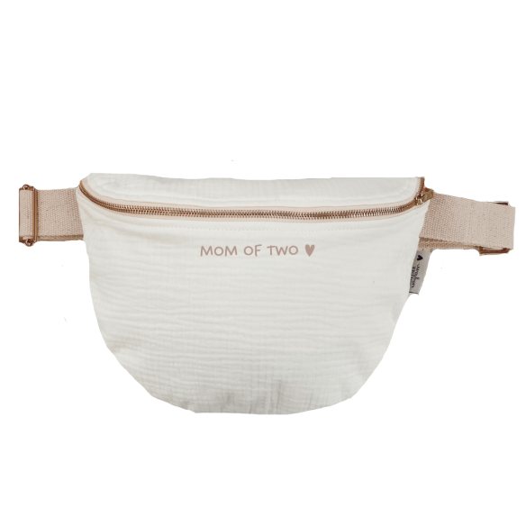 sac banane adulte gaze de coton ecru