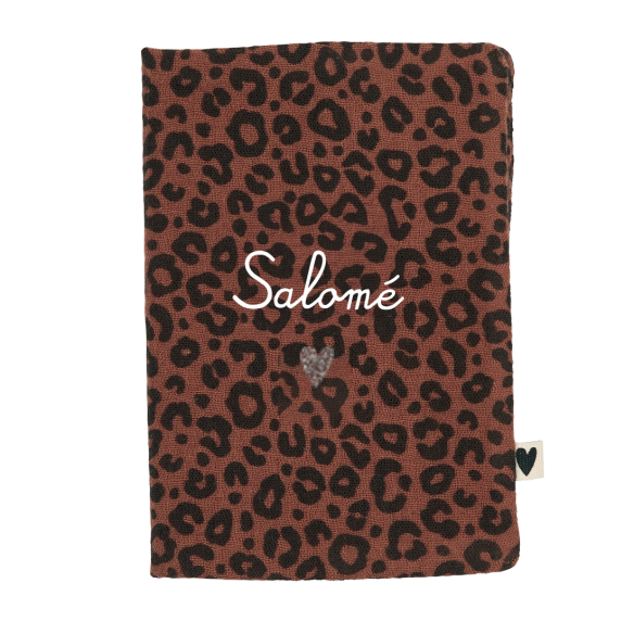 passeport léopard marron