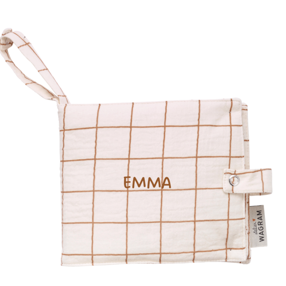 Mini album photo gaze grands carreaux personnalisable