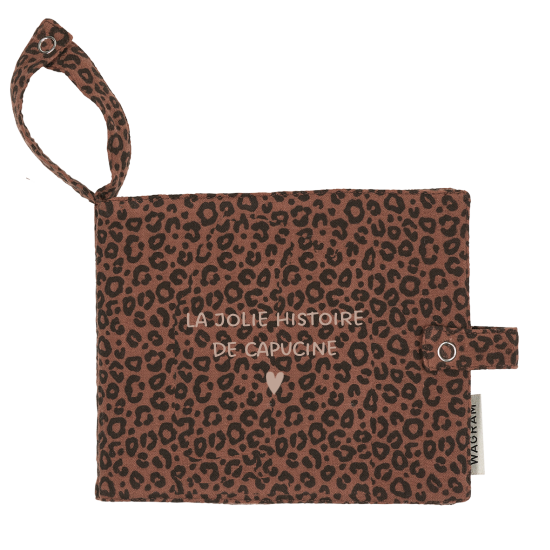 mini album photo léopard marron personnalisable