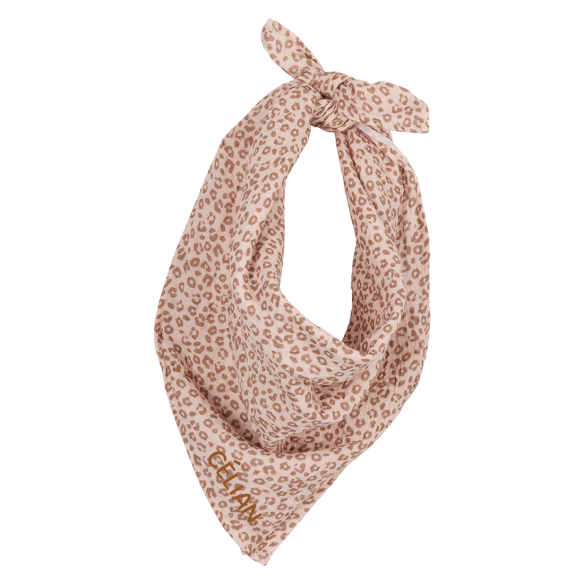 foulard personnalisable léopard