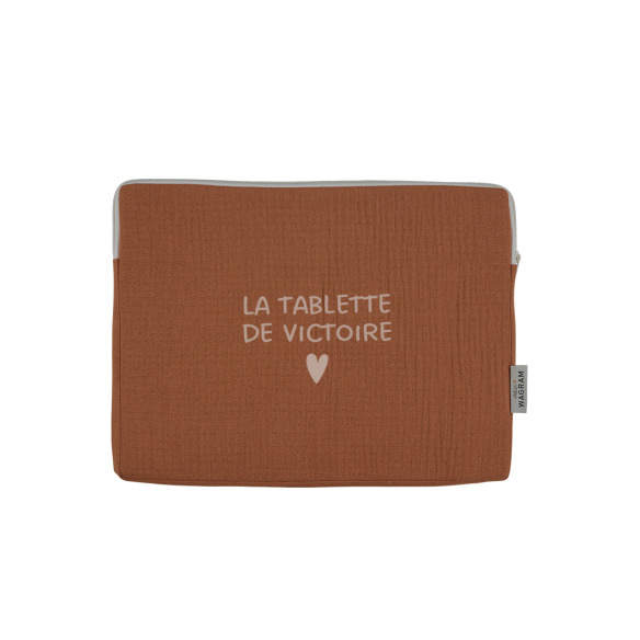 pochette ipad housse tablette gaze caramel