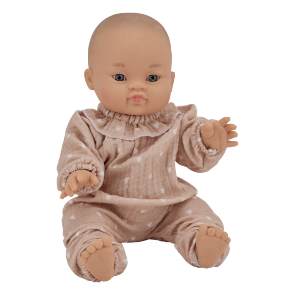 Tenue poupée avec col