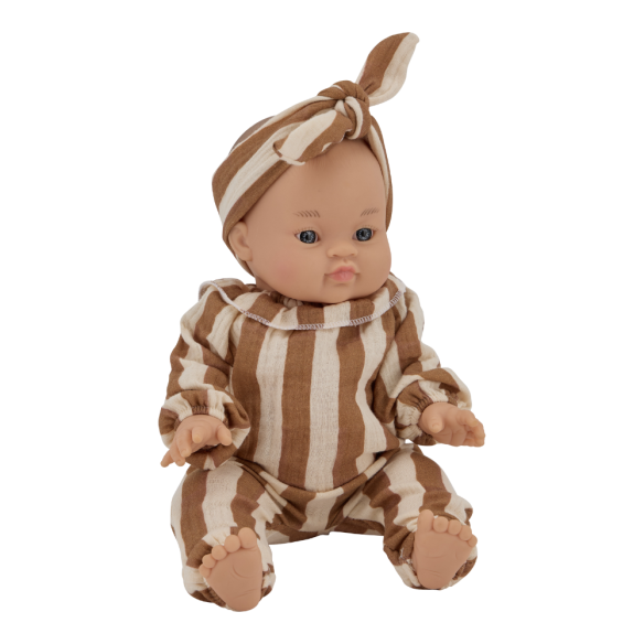 Tenue poupée avec col