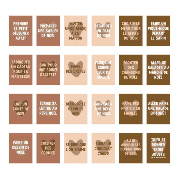 Calendrier de l'avent