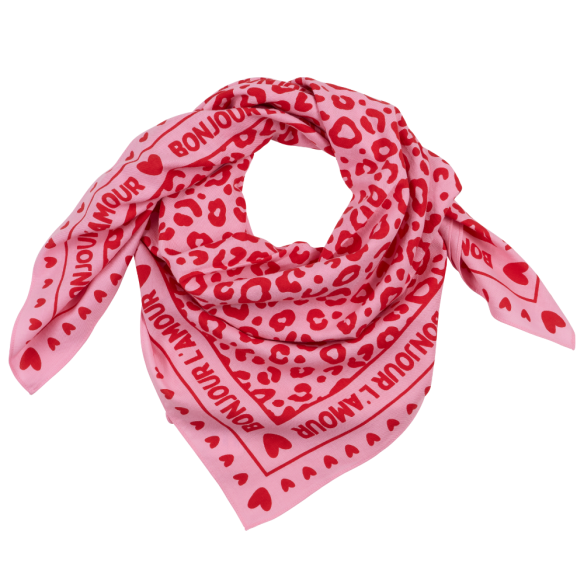 Foulard léopard 100cm