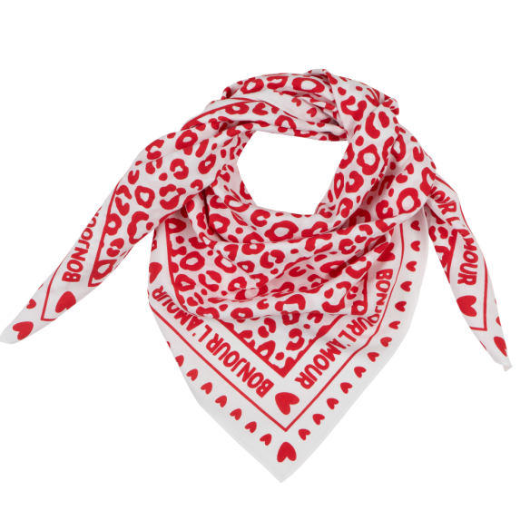 Foulard léopard 100cm