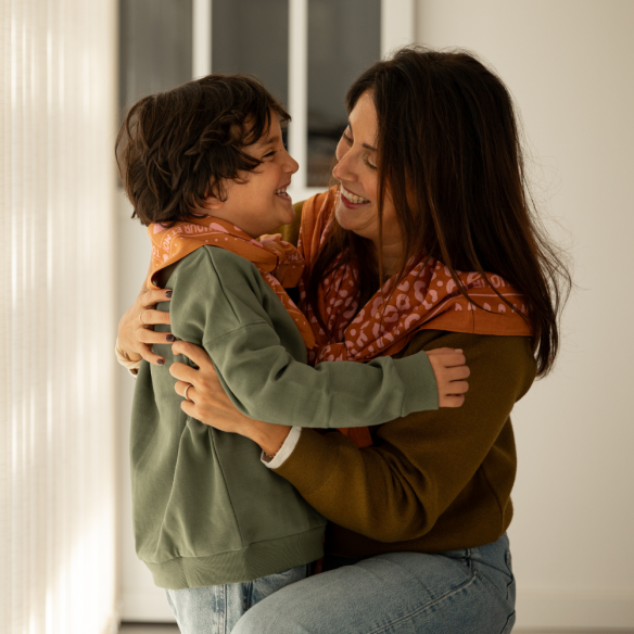 Foulard léopard 55cm