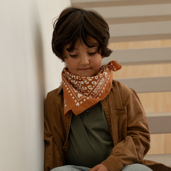 Foulard léopard 55cm