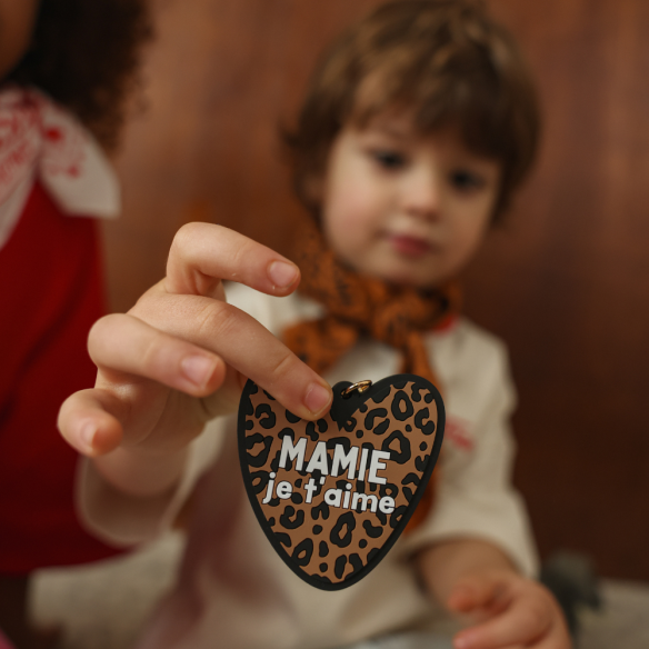 Porte-clés léopard