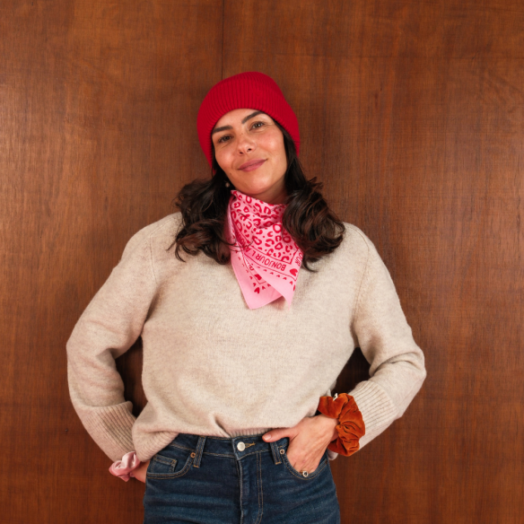 Foulard léopard 55cm