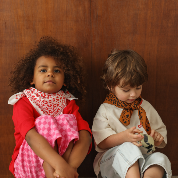 Foulard léopard 55cm