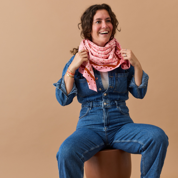 Foulard amour fou 100cm