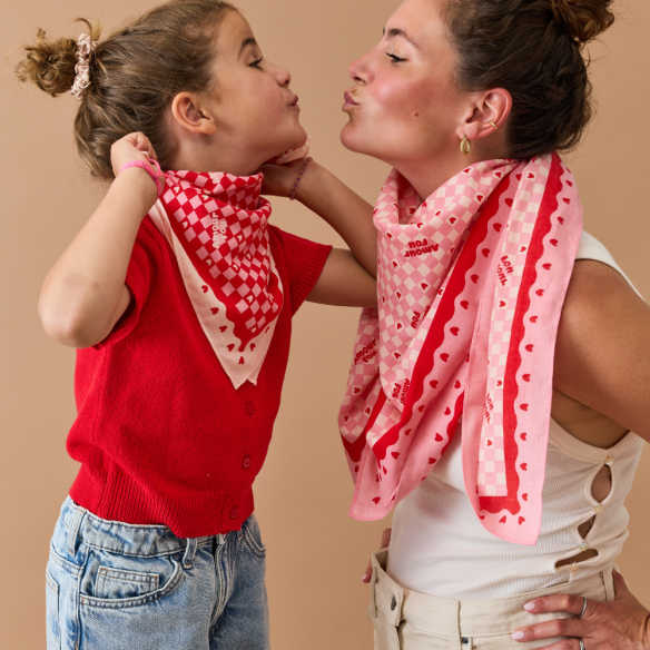 Foulard amour fou 100cm