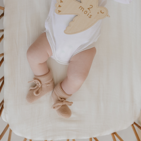 Chaussons tricotés