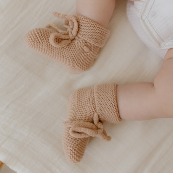 Chaussons tricotés