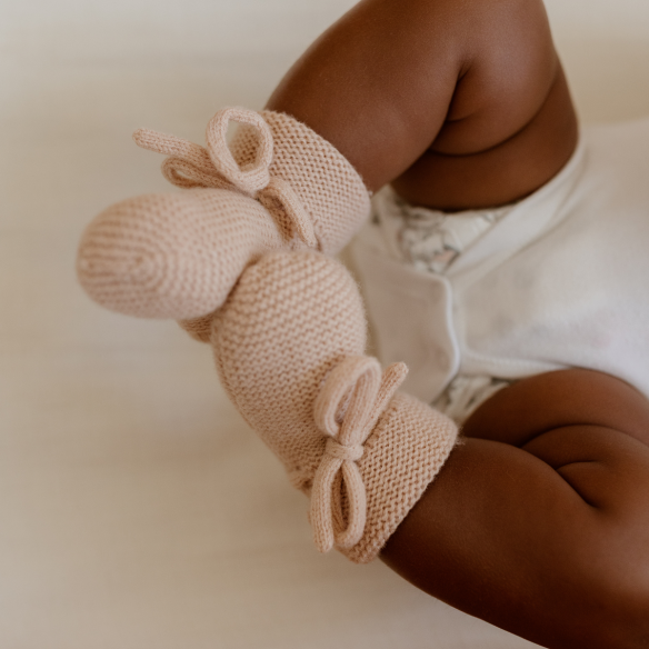 Chaussons tricotés