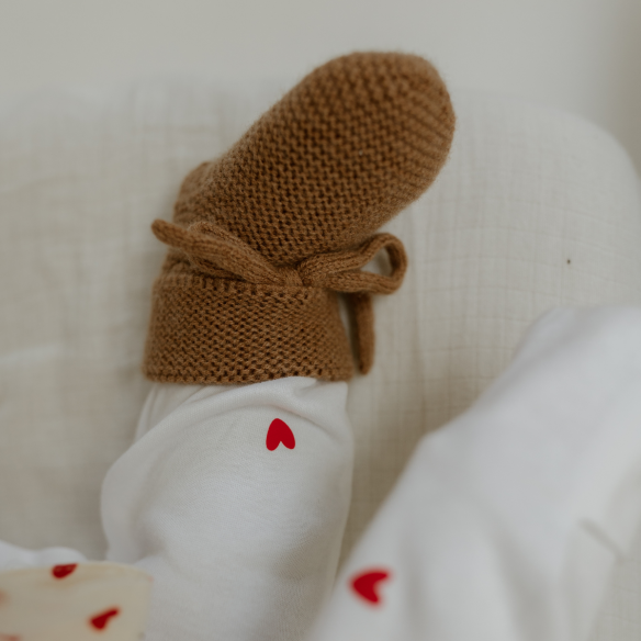 Chaussons tricotés