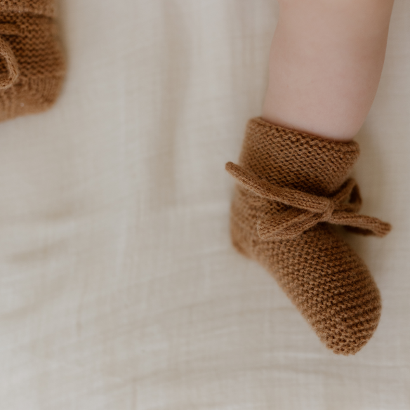 Chaussons tricotés
