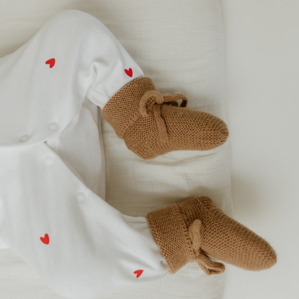 Chaussons tricotés