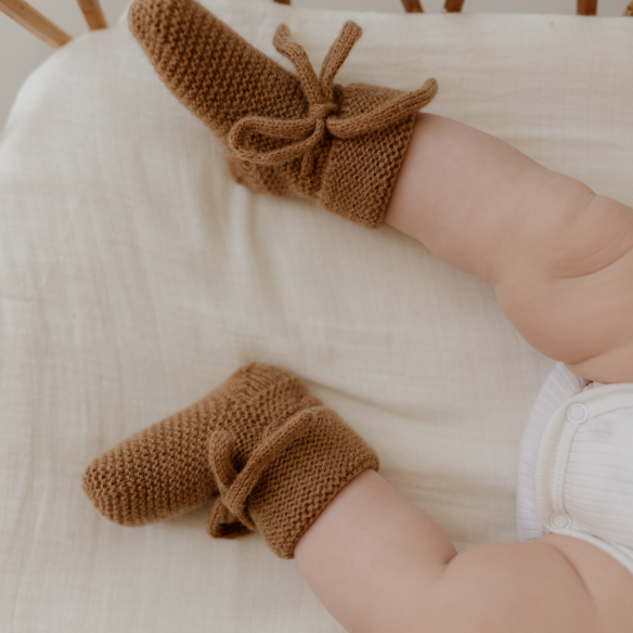 Chaussons tricotés
