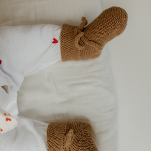 Chaussons tricotés