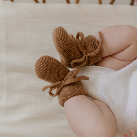 Chaussons tricotés