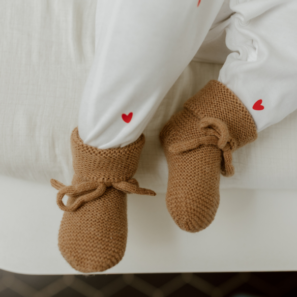 Chaussons tricotés