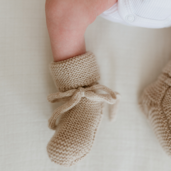 Chaussons tricotés