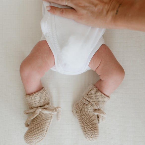 Chaussons tricotés