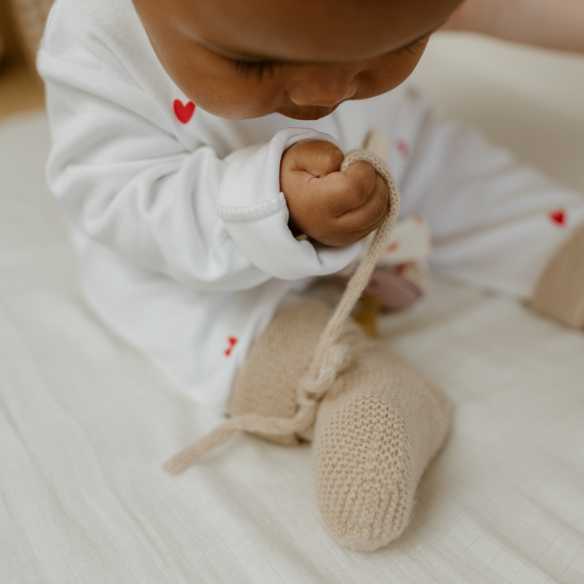 Chaussons tricotés