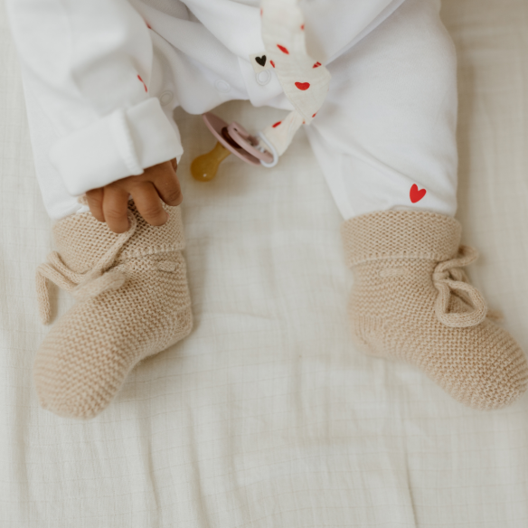 Chaussons tricotés