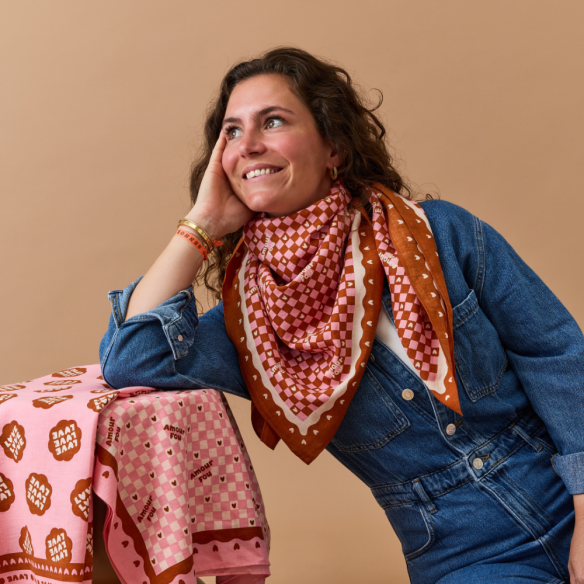 Foulard amour fou 100cm