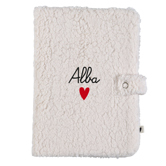 Protège carnet en moumoute