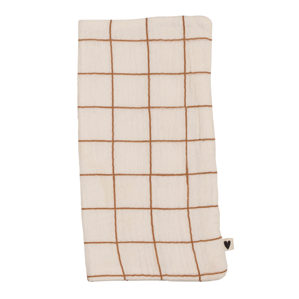 Livret de famille gaze grands carreaux personnalisable