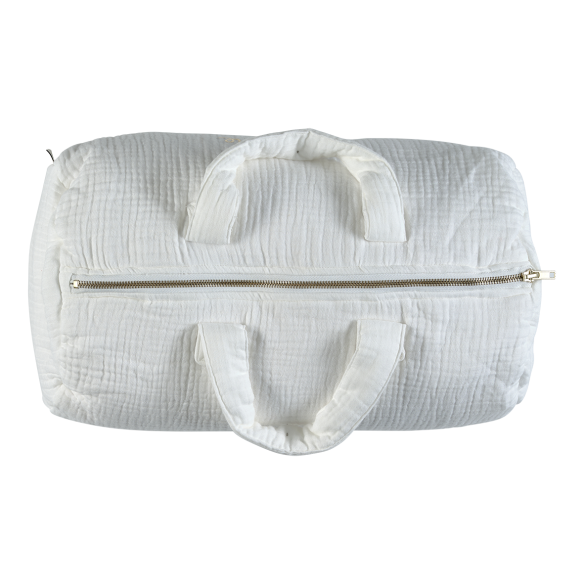 Grand sac polochon gaze écru