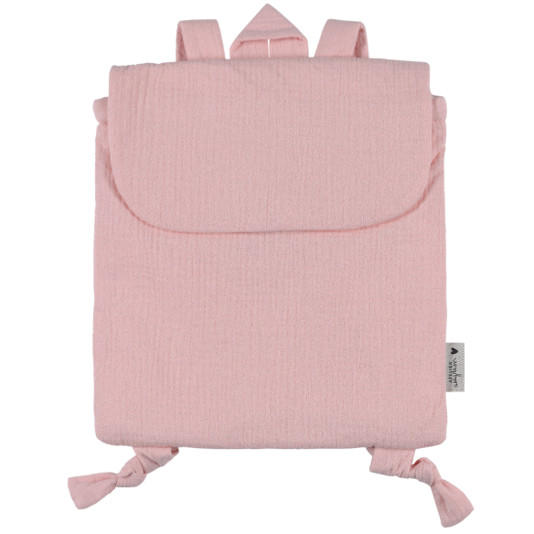 sac à dos gaze rose personnalisé gaze de coton